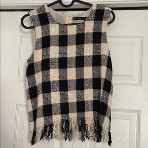 Zara Tweed Top